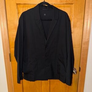 Lululemon Men’s Relaxed Fit Smooth Twill Blazer Black Like New Medium